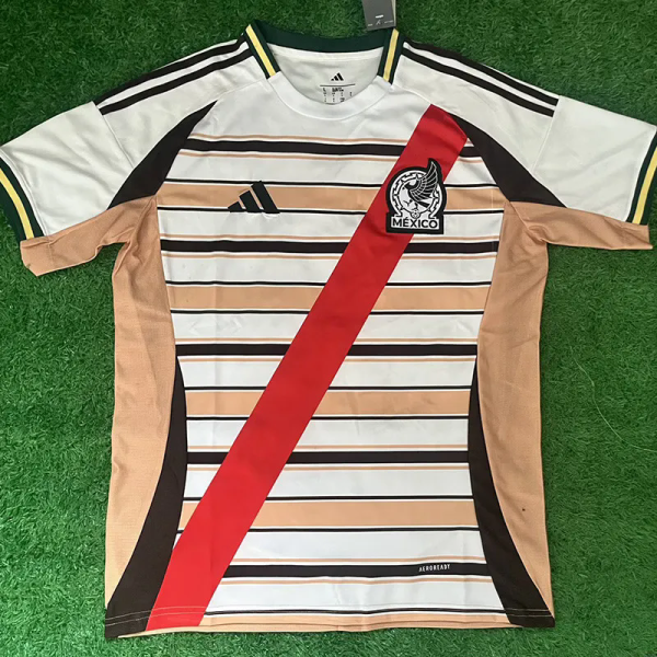 26-27 Mexico Khaki White Special Edition Training shirts