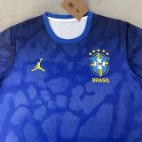 26-27 Brazil Blue Special Edition Training shirts (飞人标)