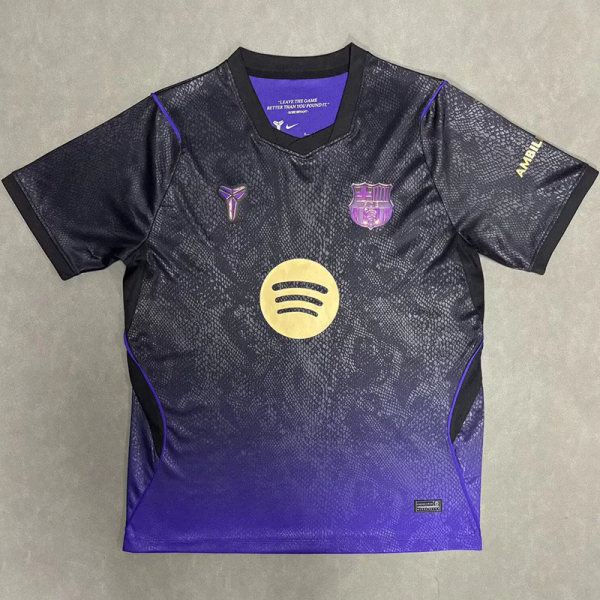26-27 BAR Black Purple Fans Soccer Jersey