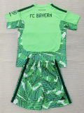 26-27 Bayern Green Goalkeeper Kids Soccer Jersey