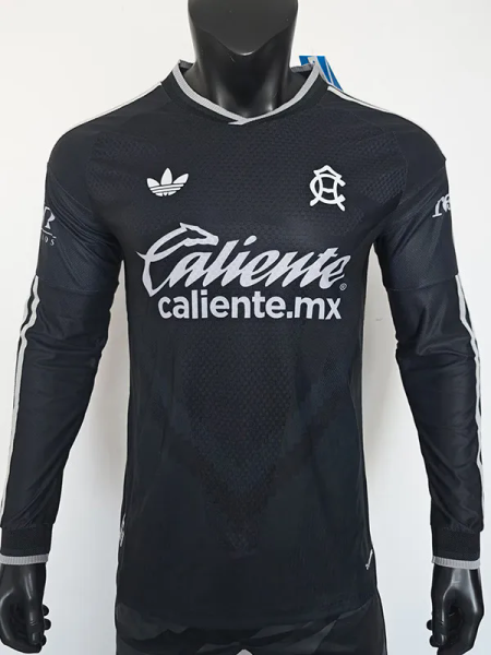 26-27 Club America Black Long Sleeve Player Version Soccer Jersey (长袖球员)