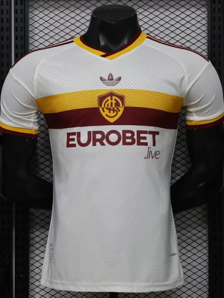 26-27 Roma White Special Edition Player Version Soccer Jersey