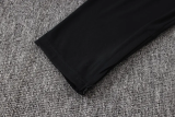 26-27 Netherlands Black Half Pull Tracksuit #B26043(半拉链)