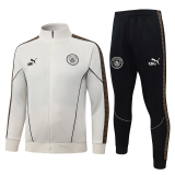26-27 Man City Beige Jacket Tracksuit #A26042