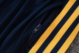 26-27 Boca Juniors Royal blue Half Pull Tracksuit #B26046(半拉链)