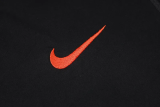 26-27 Netherlands Black Half Pull Tracksuit #B26043(半拉链)
