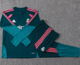 26-27 RMA Dark green Half Pull Tracksuit #B26044(半拉链)