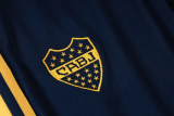 26-27 Boca Juniors Royal blue Half Pull Tracksuit #B26046(半拉链)