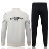 26-27 Man City Beige Jacket Tracksuit #A26042
