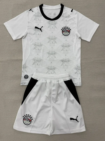 26-27 Egypt Away Kids Soccer Jersey