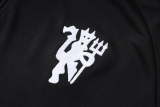 26-27 Man Utd Black Half Pull Tracksuit #B26048(半拉链)