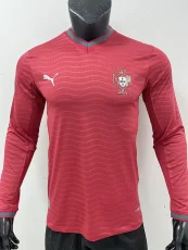 26-27 Portugal Home Long Sleeve Player Version Soccer Jersey (长袖球员)