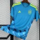 26-27 Spain Blue Goalkeeper Fans Soccer Jersey