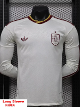 26-27 Spain Away Long Sleeve Player Version Soccer Jersey (长袖球员)