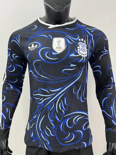 26-27 Argentina Away Long Sleeve Player Version Soccer Jersey (长袖球员)
