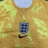 26-27 England Yellow Goalkeeper Fans Soccer Jersey