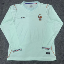 26-27 France Away Long Sleeve Soccer Jersey (长袖)