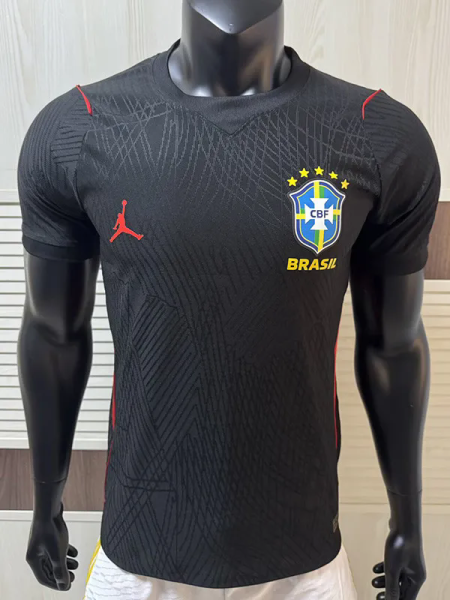 26-27 Brazil Black Player Version Training shirts (红飞人标)