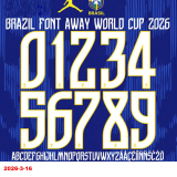 26-27 Brazil Away Long Sleeve Soccer Jersey (长袖)