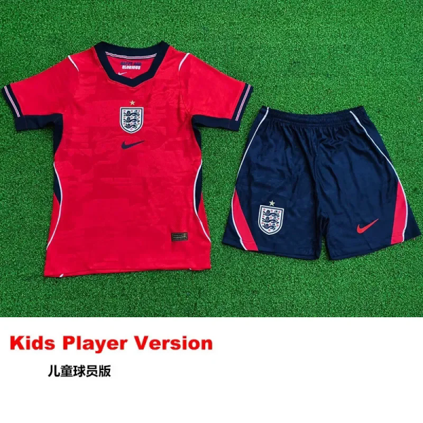 26-27 England Away Kids Player Version Soccer Jersey (球员童装)