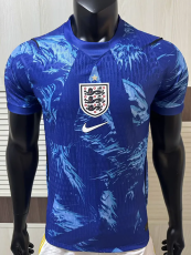 26-27 England Blue Goalkeeper Player Version Soccer Jersey