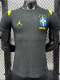 26-27 Brazil Black Player Version Training shirts (黄飞人标)