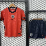 26-27 England Away Kids Soccer Jersey