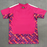 26-27 Mexico Pink Red Goalkeeper Fans Soccer Jersey