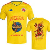26-27 Colombia Home X-Karol G Graphics Fans Soccer Jersey