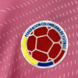 26-27 Colombia Pink Goalkeeper Fans Soccer Jersey