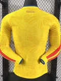 26-27 Colombia Home Long Sleeve Player Version Soccer Jersey (长袖球员)