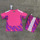 26-27 Mexico Pink Goalkeeper Kids Soccer Jersey