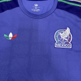 26-27 Mexico Purple Blue Fans Goalkeeper Soccer Jersey