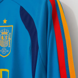 26-27 Spain Blue Top Half Pull Tracksuit (半拉上衣)