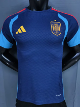 26-27 Spain Royal blue Player Version Training shirts