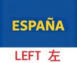26-27 Spain Blue Top Half Pull Tracksuit (半拉上衣)