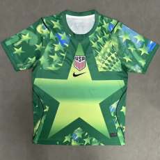 26-27 USA Green Goalkeeper Fans Soccer Jersey