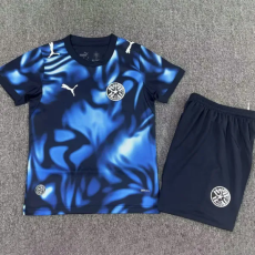 26-27 Paraguay Away Kids Soccer Jersey
