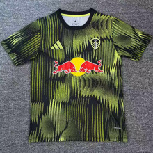 2025-26 Leeds United Green Black Training shirts