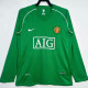 2007-2008 Man Utd Green Goalkeeper Long Sleeve Retro Soccer Jersey(长袖)
