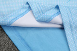 2024 NK Blue Kids Half Pull Tracksuit (童装)(半拉链)
