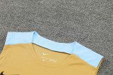 24-25 France Yellow Tank top and shorts suit