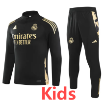 24-25 RMA Black Kids Half Pull Tracksuit (童装)(半拉链)