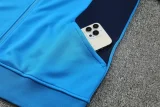 2025-26 Marseille Fancy blue Jacket Tracksuit