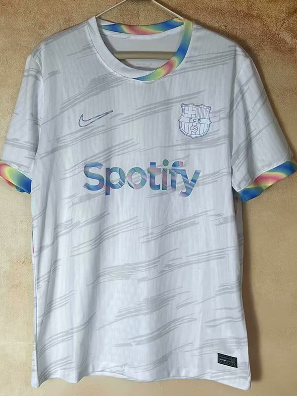 25-26 BAR White Special Edition Training Shirts *彩虹