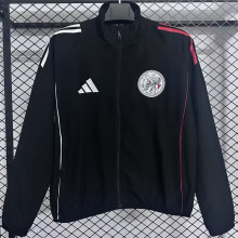 2025-26 Ajax Black Windbreaker