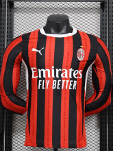 24-25 ACM Home Long Sleeve Player Version Soccer Jersey (长袖球员)