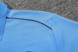 25-26 Man City Lake blue Polo Tracksuit