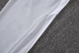 2025-26 RMA White grey Kids Jacket Tracksuit#E25100(童装)