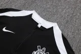 25-26 Corinthians Black Half Pull Tracksuit (半拉链)